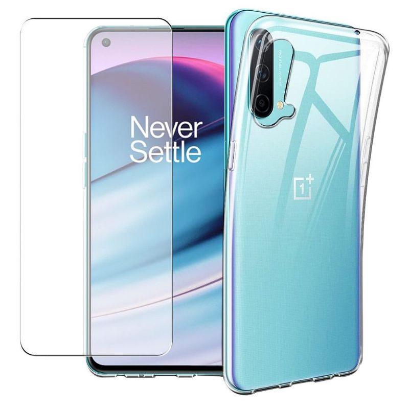 Deksel Til OnePlus Nord CE 5G Originalitet Beskyttelse + Skjermbeskytter I Herdet Glass