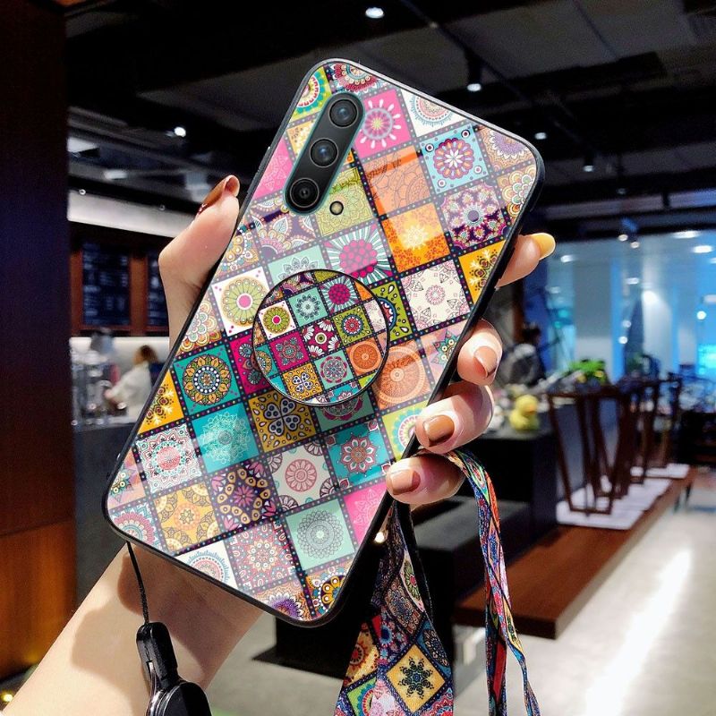 Mobildeksel Til OnePlus Nord CE 5G Mandala Kaleidoskop Med Stativ