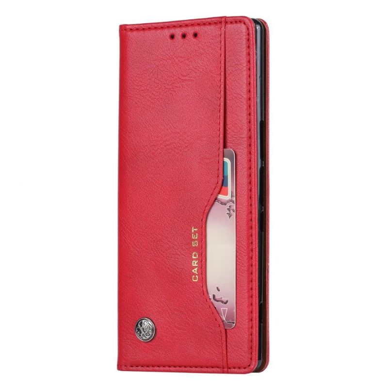 Etui Til Sony Xperia 1 Stand Case Leather Card Holder