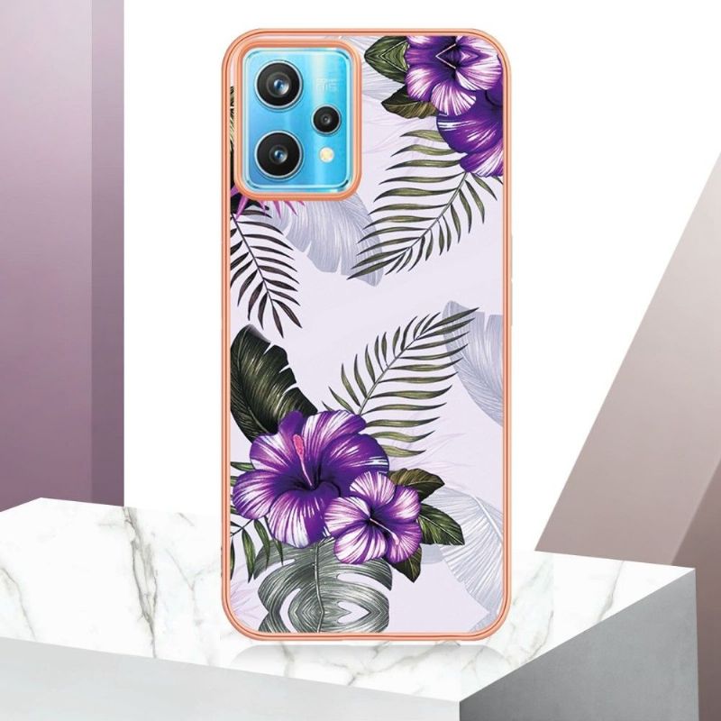 Deksel Til Realme 9 Pro Plus Anti-fall Eksotiske Blomster