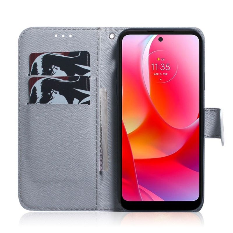 Etui Til Realme 9 Pro Plus Hvit Tiger