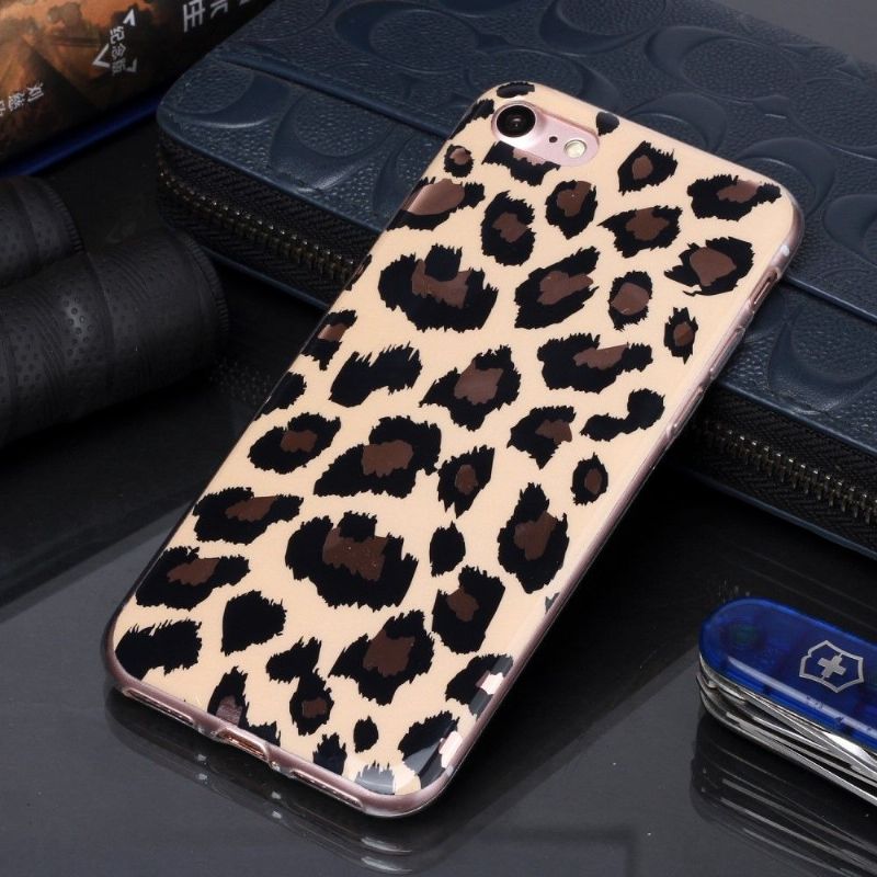 Deksel Til iPhone SE 2022 I Gel Leopard