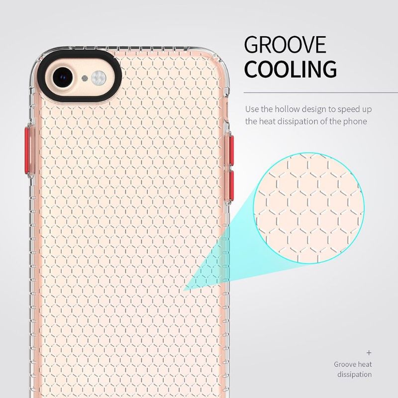 Deksel Til iPhone SE 2022 Silikon Honeycomb