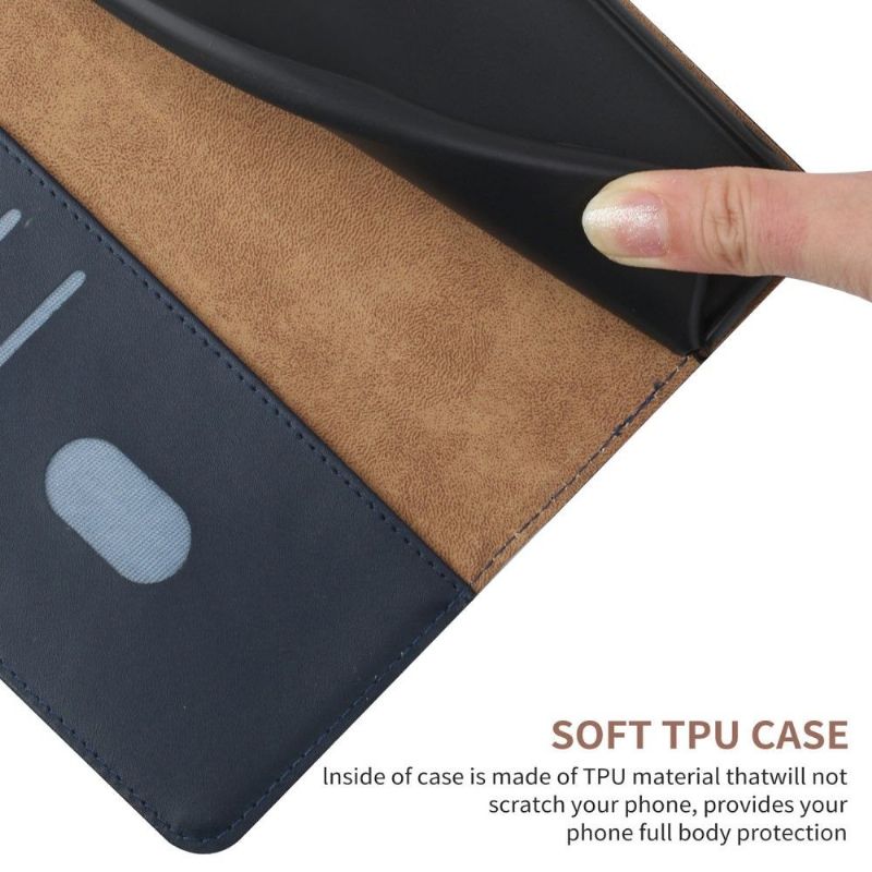 Folio Deksel Til iPhone SE 2022 Smooth Touch Leather