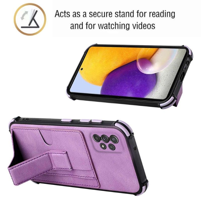 Deksel Til Samsung Galaxy A72 4G / A72 5G Anti-fall Coline-kortholder