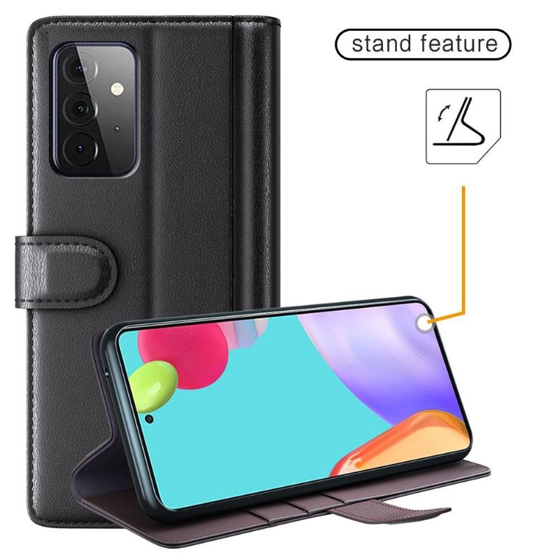 Folio Deksel Til Samsung Galaxy A72 4G / A72 5G Anti-fall Premium Skinn