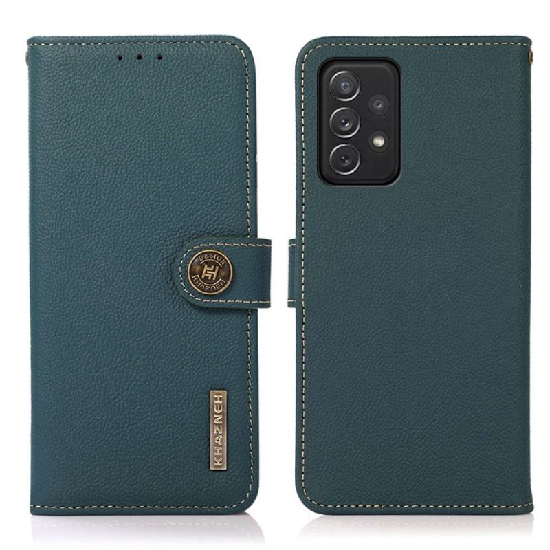 Folio Deksel Til Samsung Galaxy A72 4G / A72 5G Khazneh Classic Leather