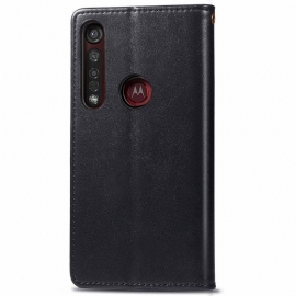 Folio Deksel Til Motorola Moto G8 Plus Indila Kortholder I Kunstskinn