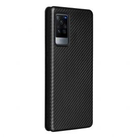 Lærdeksel Til Vivo X60 Pro Carbon Fiber Leathette