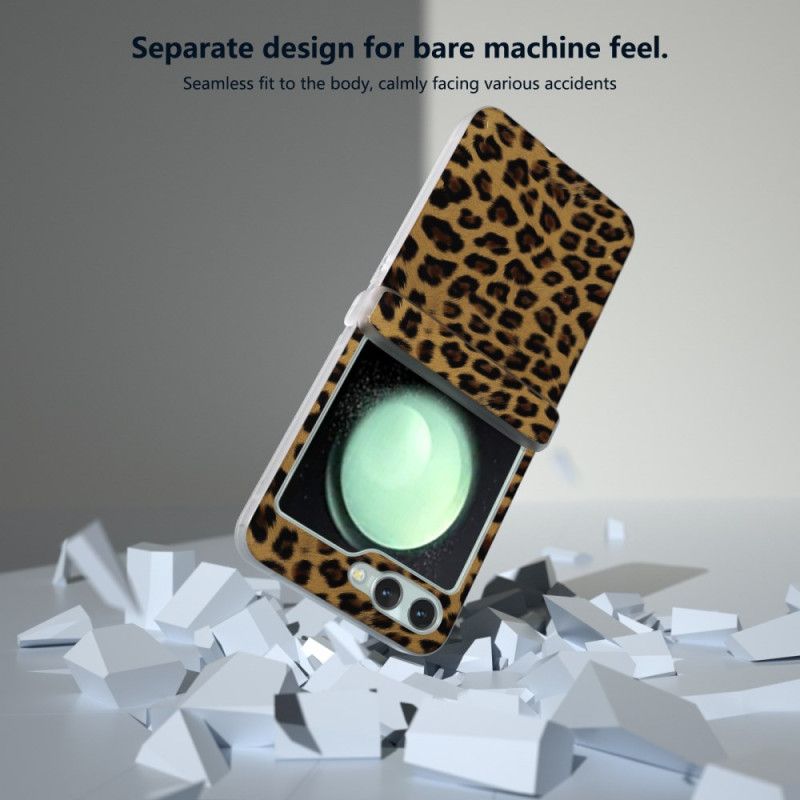 Deksel Samsung Galaxy Z Flip 6 Leopardstil Beskyttelse Deksel