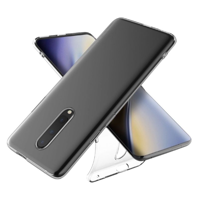 Mobildeksel Til OnePlus 7 Pro Gjennomsiktig Silikon