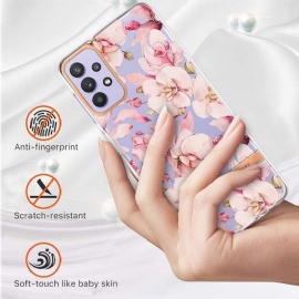 Deksel Til Samsung Galaxy A13 4G Anti-fall Gardenia Rosa Blomst