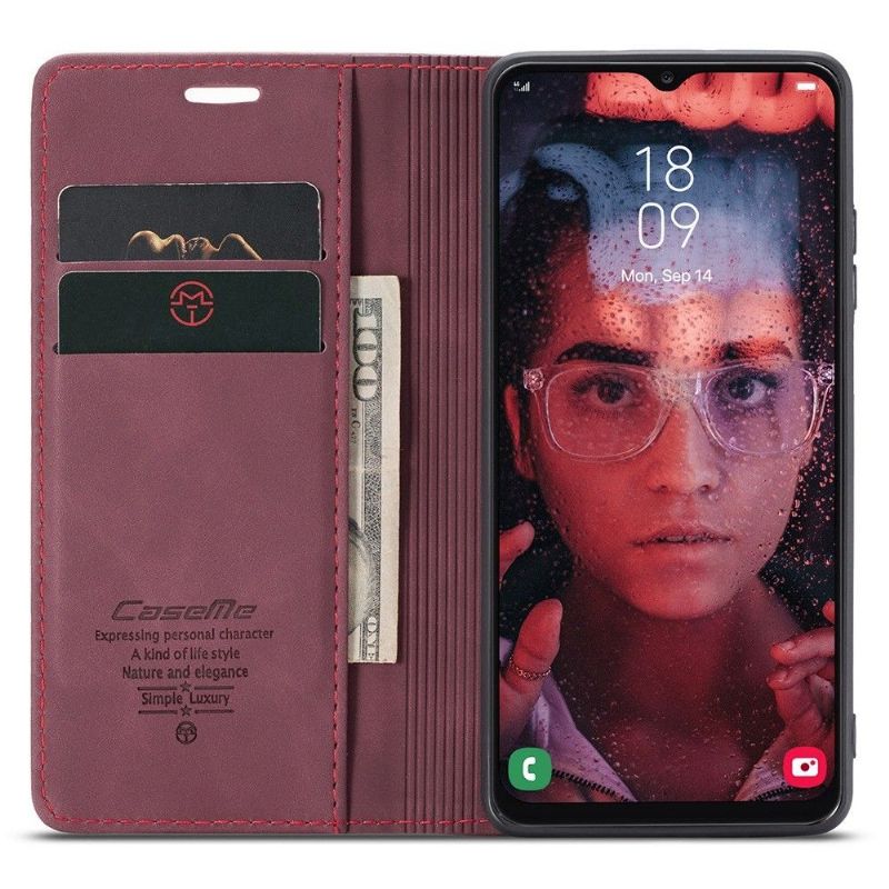 Folio Deksel Til Samsung Galaxy A13 4G Caseme 013-serien Imitert Skinn