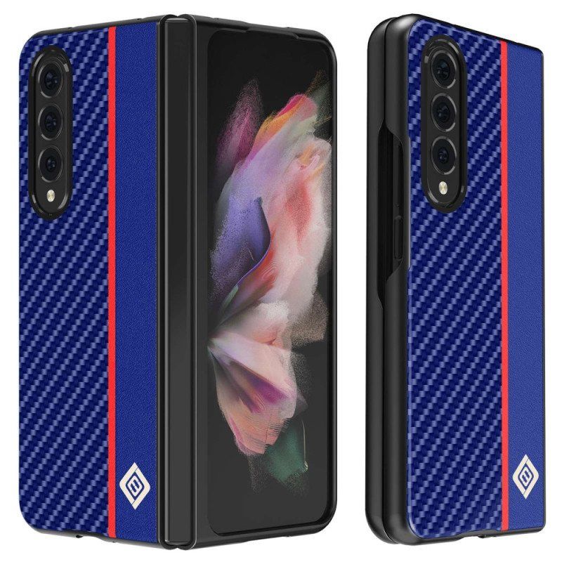 Deksel Til Samsung Galaxy Z Fold 4 Carbon Fiber Line Lc. Imeeke