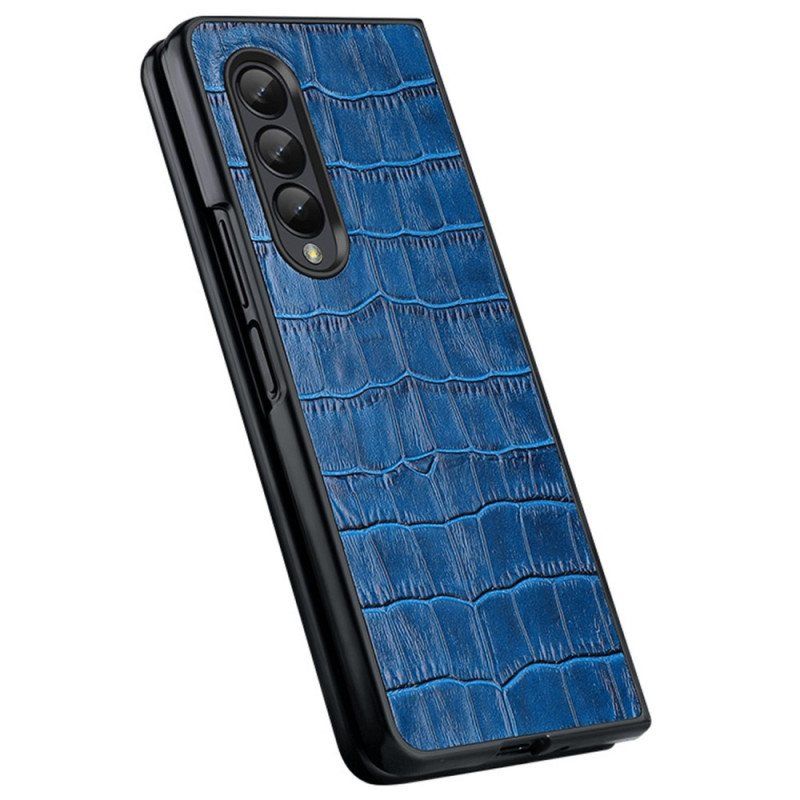 Deksel Til Samsung Galaxy Z Fold 4 Croco Chic