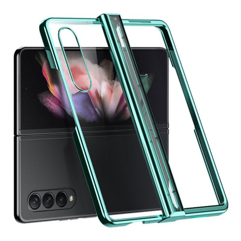 Deksel Til Samsung Galaxy Z Fold 4 Klar Metallisk Hengslet