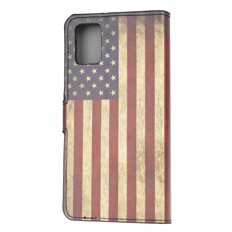 Etui Til Samsung Galaxy A41 Vintage Amerikansk Flagg