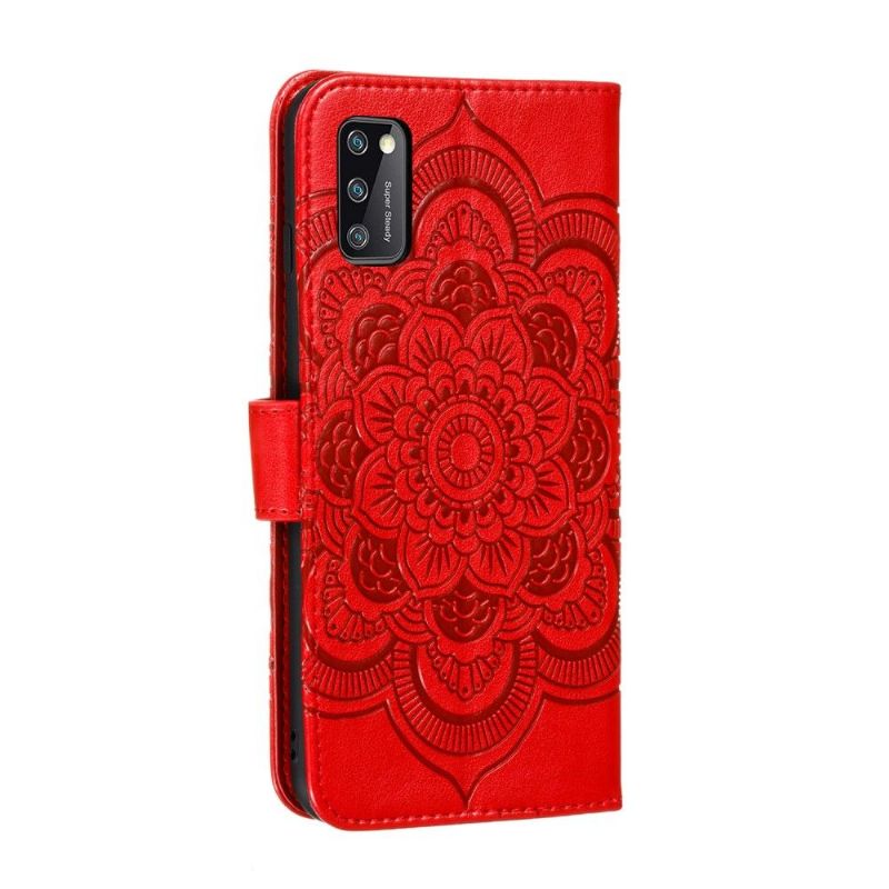 Lærdeksel Til Samsung Galaxy A41 Skinneffekt Mandala