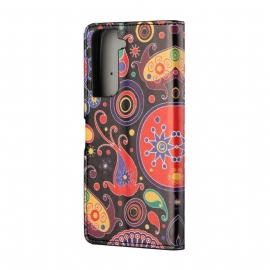 Folio Deksel Til Samsung Galaxy S21 5G Paisleyblomst