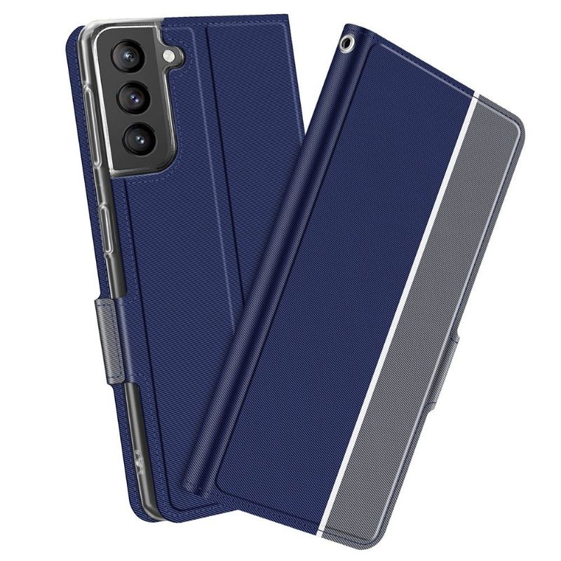 Folio Deksel Til Samsung Galaxy S21 5G Victoria Style Leather