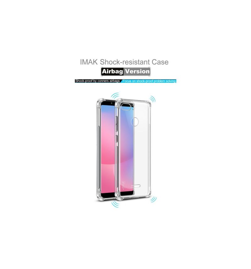 Deksel Til Xiaomi Redmi 6 Anti-fall Clear Class Protect + Protective Film