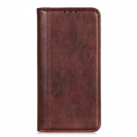 Beskyttelse Deksel Til Samsung Galaxy A52 4G / A52 5G / A52s 5G Folio Deksel Elegance Split Litchi Leather