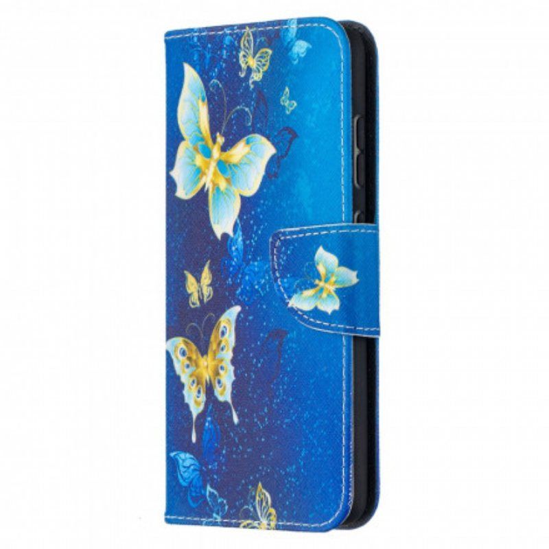 Folio Deksel Til Samsung Galaxy A52 4G / A52 5G / A52s 5G Butterflies Kings