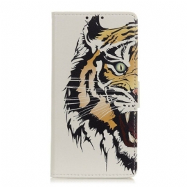 Folio Deksel Til Samsung Galaxy A52 4G / A52 5G / A52s 5G Heftig Tiger