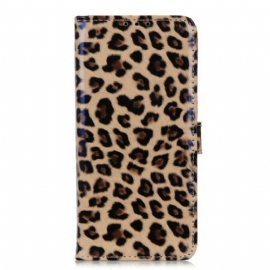 Folio Deksel Til Samsung Galaxy A52 4G / A52 5G / A52s 5G Vanlig Leopard