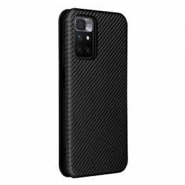 Lærdeksel Til Xiaomi Redmi 10 Carbon Fiber Leathette