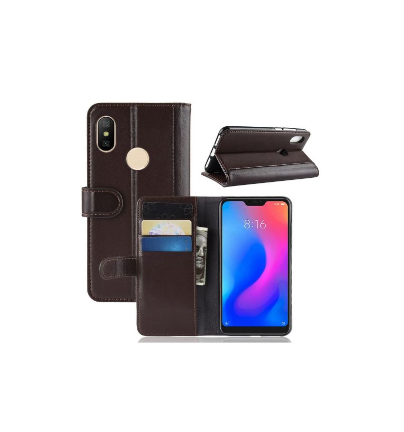 Etui Til Xiaomi Mi A2 Lite Premium Skinnkortholder