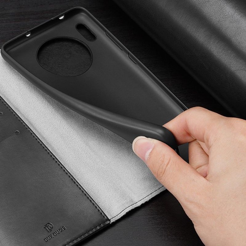 Folio Deksel Til Huawei Mate 30 Kado Leather Series