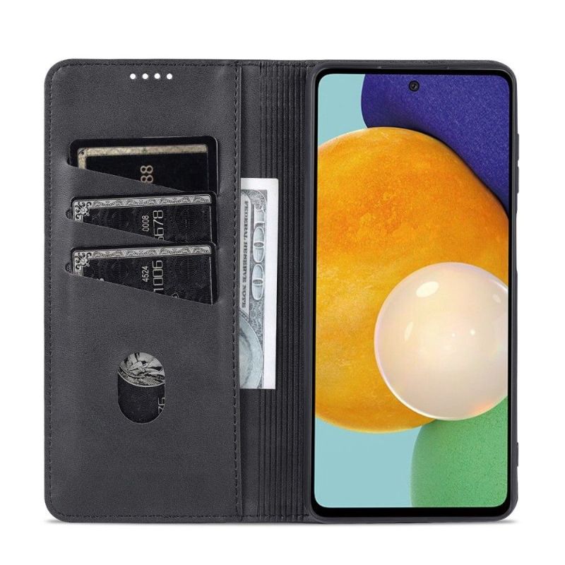 Etui Til Samsung Galaxy M52 5G Anti-fall Lommebok Azns Kunstskinn