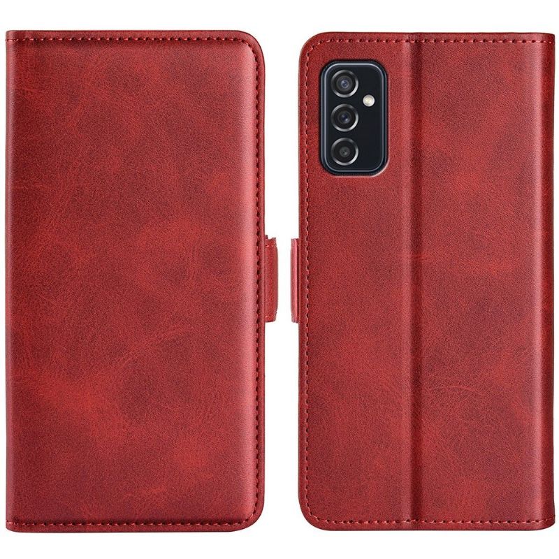 Etui Til Samsung Galaxy M52 5G Lommebok Matt Kunstskinn