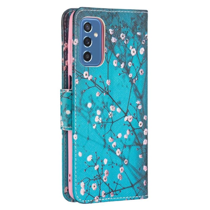 Folio Deksel Til Samsung Galaxy M52 5G Blomstrende Grener