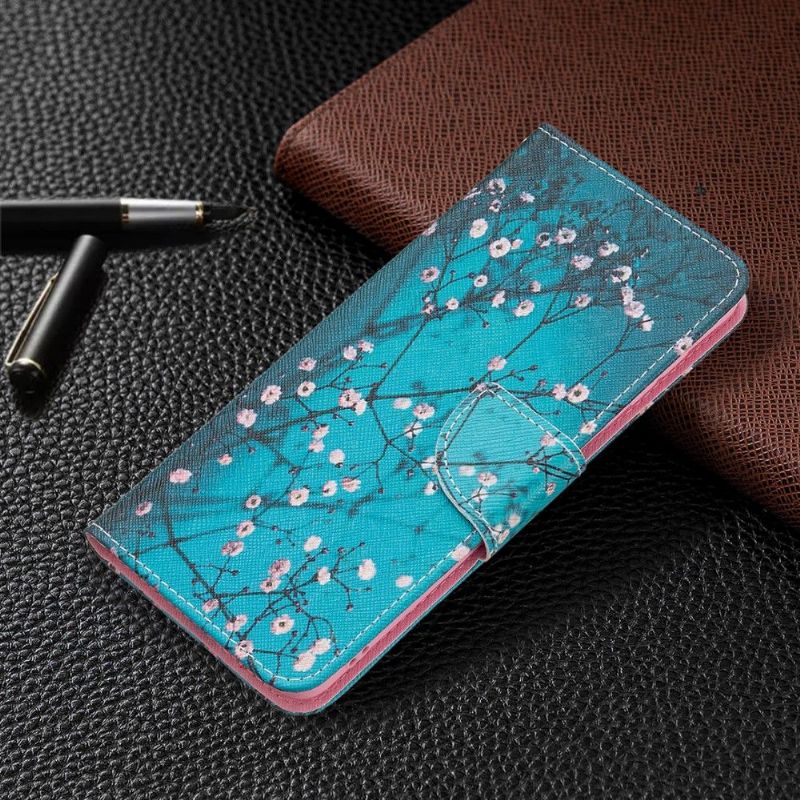 Folio Deksel Til Samsung Galaxy M52 5G Blomstrende Grener