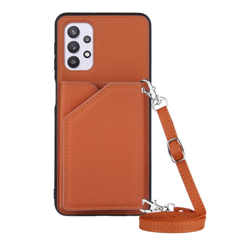 Deksel Til Samsung Galaxy A32 5G Aude Multi-compartment Lanyard