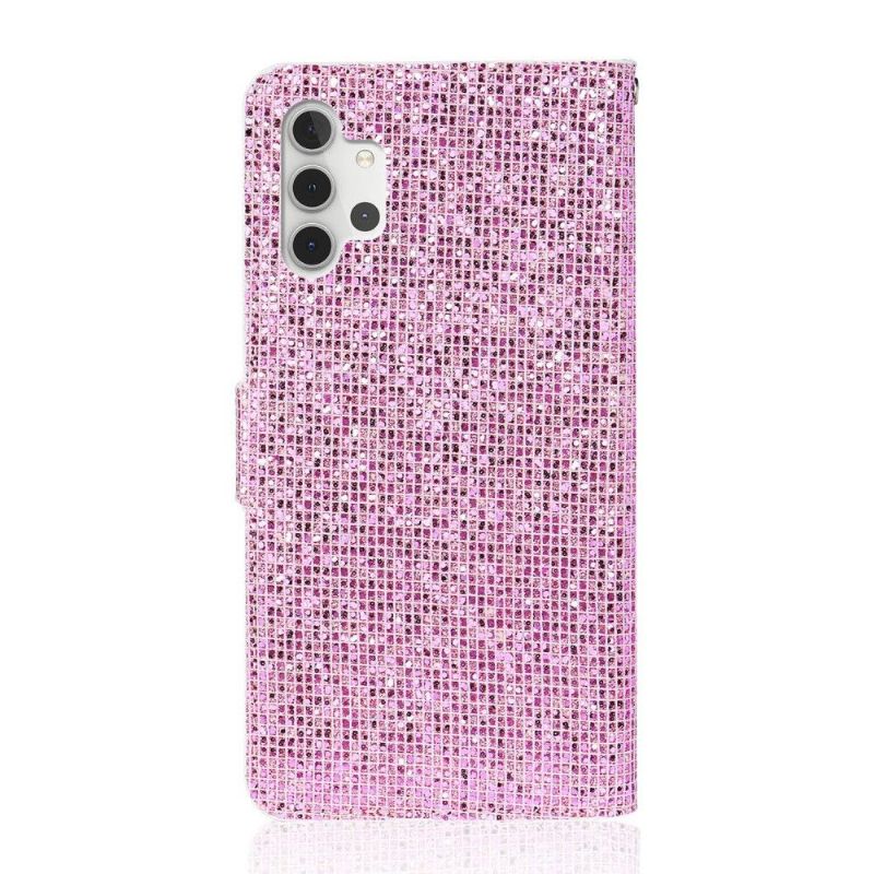 Folio Deksel Til Samsung Galaxy A32 5G Glitterkortholder