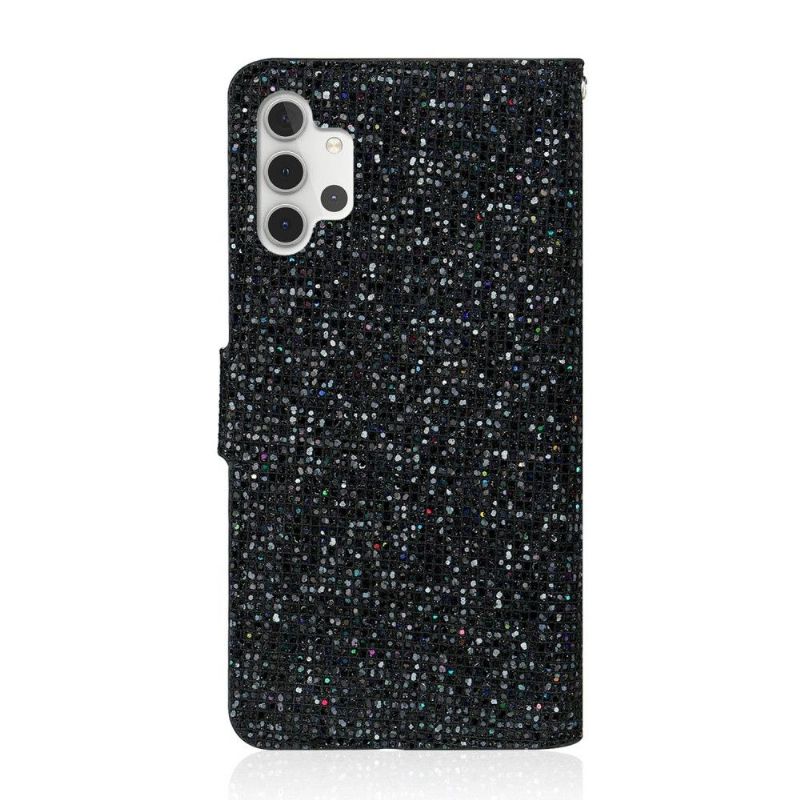 Folio Deksel Til Samsung Galaxy A32 5G Glitterkortholder