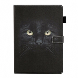 Folio Deksel Til Samsung Galaxy Tab S8 / Tab S7 Svart Katt