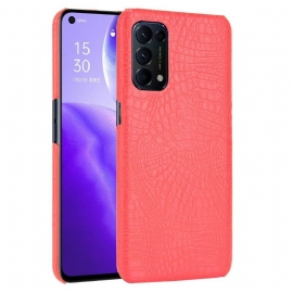 Deksel Til Oppo Find X3 Lite Croc Skin Effect