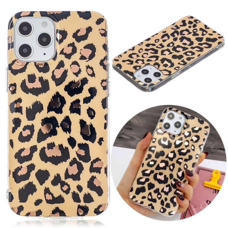 Deksel Til iPhone 12 / 12 Pro Anti-fall Fleksibel Leopard