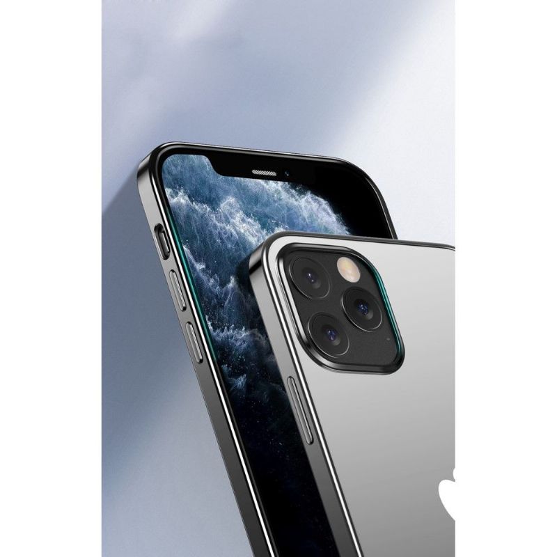 Deksel Til iPhone 12 / 12 Pro Originalitet Transparente Konturer Farger