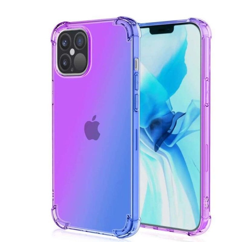 Deksel Til iPhone 12 / 12 Pro Transparent Bicolor