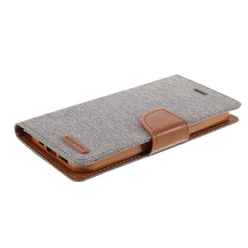 Folio Deksel Til iPhone 12 / 12 Pro Mercury Canvas