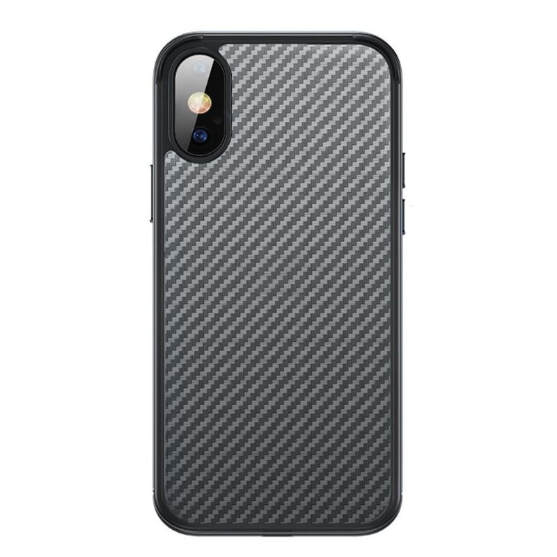 Deksel Til iPhone XR Luxury Series Style Carbon Fiber