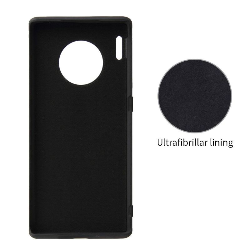 Deksel Til Huawei Mate 30 Pro Karbonfiber Med Magnetisk Holder