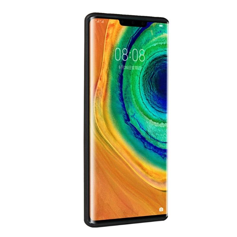 Deksel Til Huawei Mate 30 Pro Skinneffektkortholder