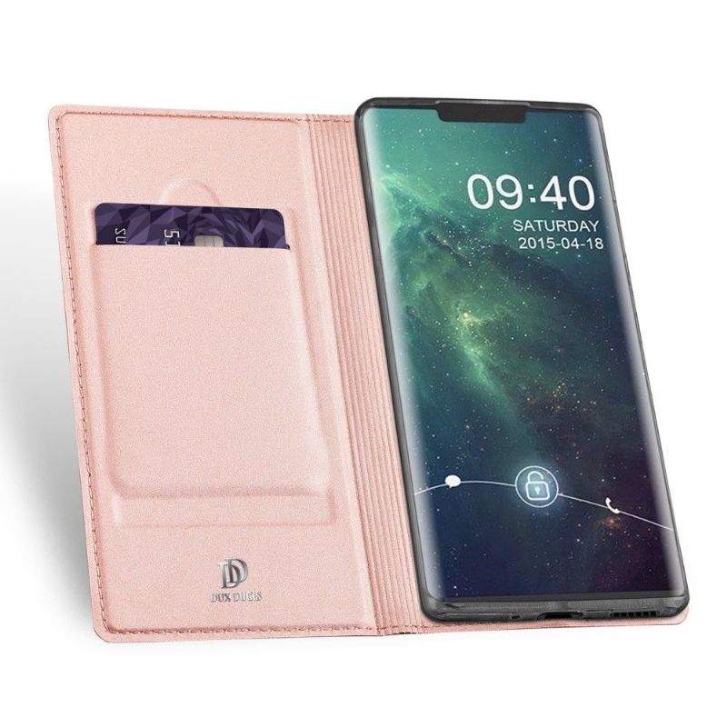 Folio Deksel Til Huawei Mate 30 Pro Kortholder For Satengbelegg