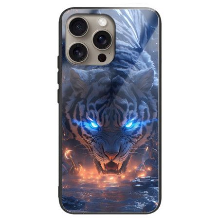 Deksel iPhone 16 Pro Max Tiger Herdet Glass